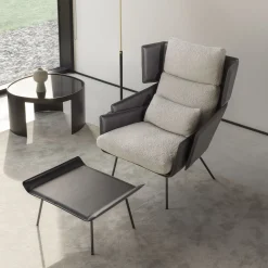 Ferri 1956 Lounge Chairs<Blade Fiberglass High Lounge Chair by Palomba Serafini