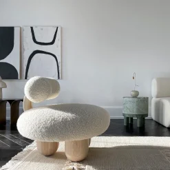 Pietro Franceschini Lounge Chairs<Bling Bling White Lounge Chair