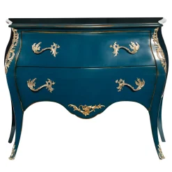 Salda Dressers<Blue Chest of drawers Louis XV