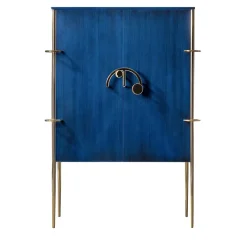 Exto Cabinets<Blue Clockwork Cabinet by Lanzavecchia+Wai