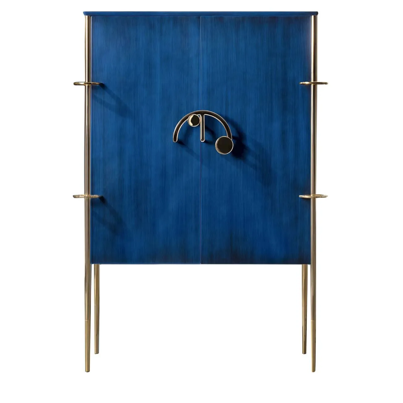 Exto Cabinets<Blue Clockwork Cabinet by Lanzavecchia+Wai