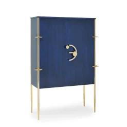 Exto Cabinets<Blue Clockwork Cabinet by Lanzavecchia+Wai