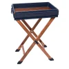 Marricreo Outdoor Coffee Tables<Blue Folding Side Table