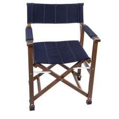 Marricreo Chairs<Blue Wooden Director's Chair - Capri's model
