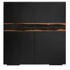 Garbarino Collections Bar Cabinets<Bob Black Ebony Bar Cabinet