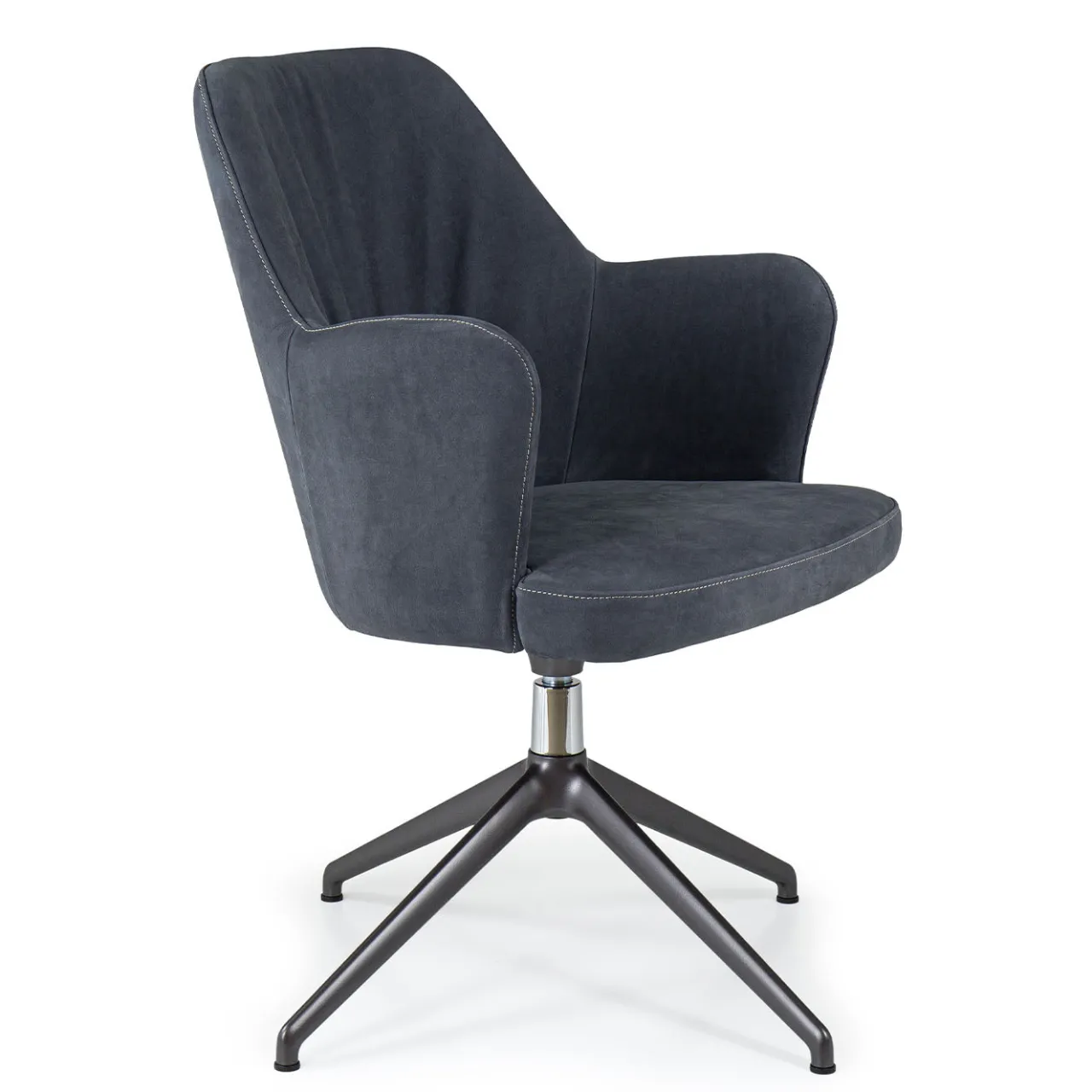 Borzalino Office Chairs<Bob Blue Leather Office Swivel Chair