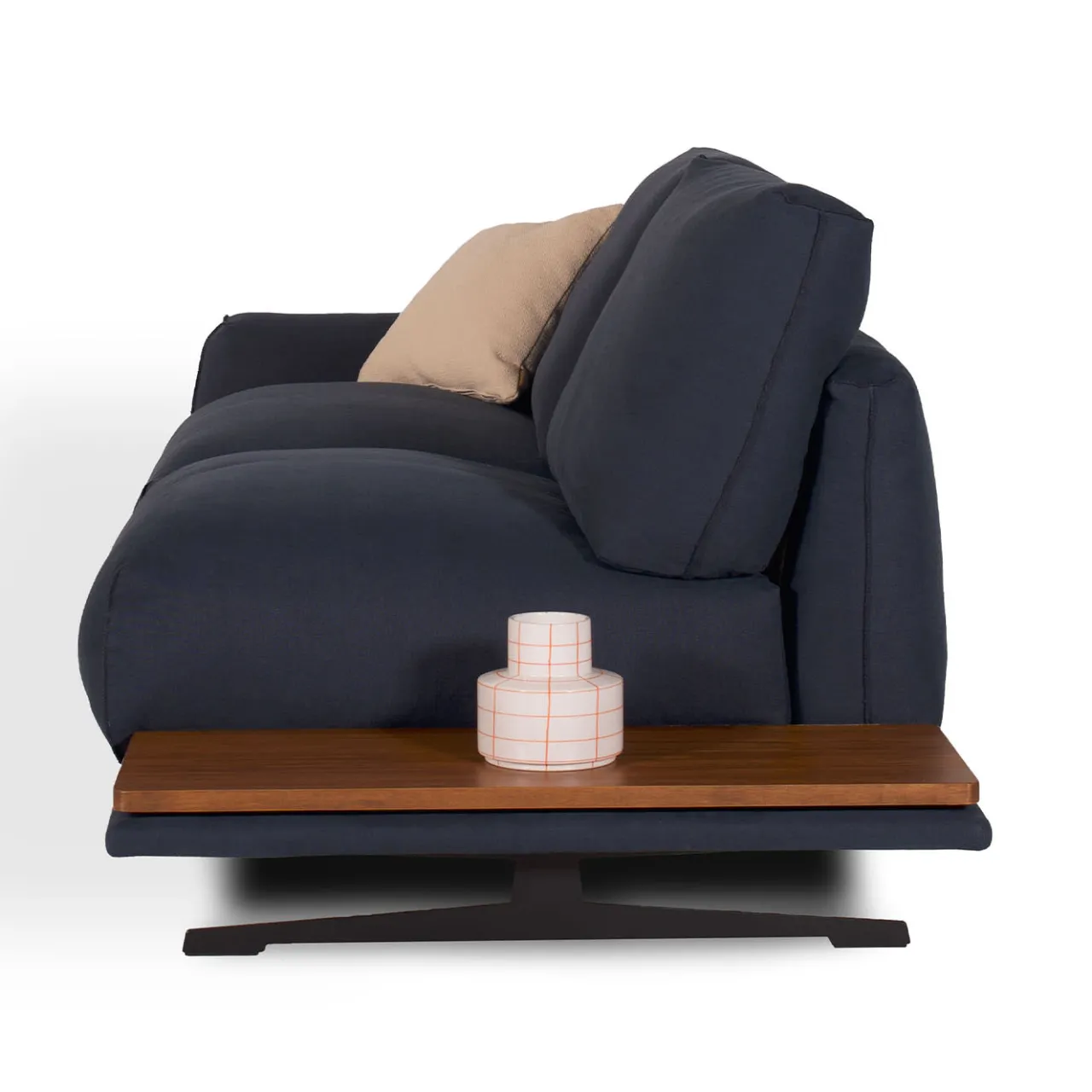 Mantellassi 1926 Sofas<Boboli Blue Fabric Sofa with Side Table