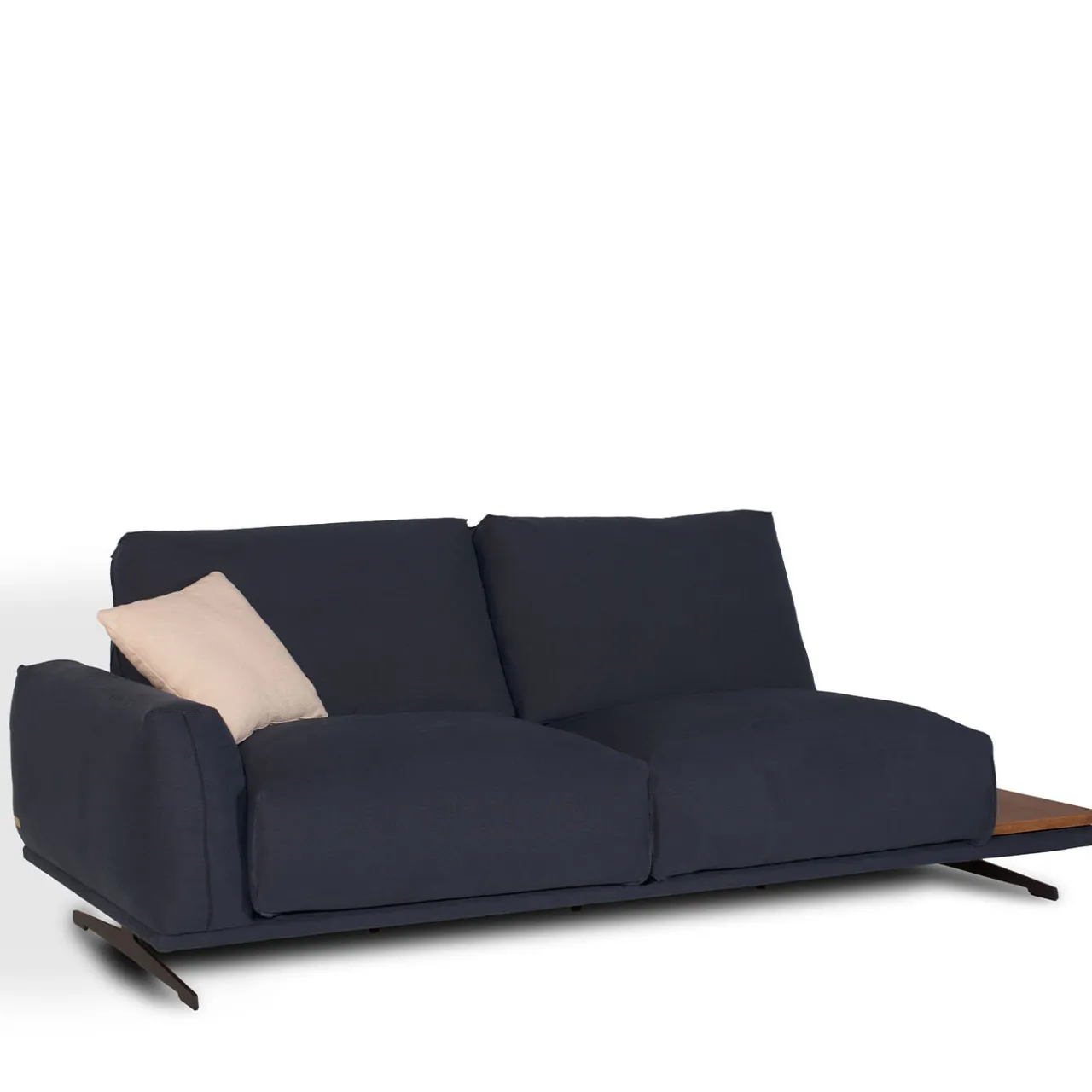 Mantellassi 1926 Sofas<Boboli Blue Fabric Sofa with Side Table