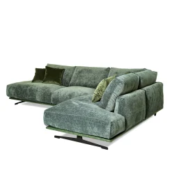 Mantellassi 1926 Sofas<Boboli green corner sofa with Free Side