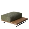 Mantellassi 1926 Ottomans & Poufs<Boboli Green Pouf with Side Table