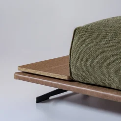 Mantellassi 1926 Ottomans & Poufs<Boboli Green Pouf with Side Table