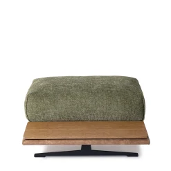Mantellassi 1926 Ottomans & Poufs<Boboli Green Pouf with Side Table