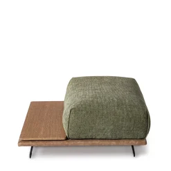 Mantellassi 1926 Ottomans & Poufs<Boboli Green Pouf with Side Table