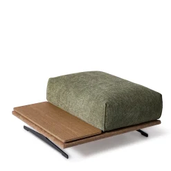 Mantellassi 1926 Ottomans & Poufs<Boboli Green Pouf with Side Table
