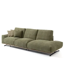 Mantellassi 1926 Sofas<Boboli green sofa with Free Side
