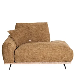 Mantellassi 1926 Chaises<Boboli ocher yellow dormeuse with light brown base