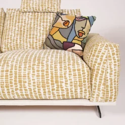 Mantellassi 1926 Sofas<Boboli Yellow and White Mosaic Sofa