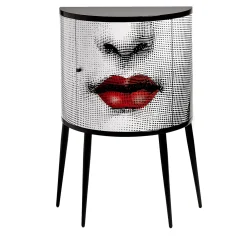 Fornasetti Cabinets<Bocca Small Curved Cabinet