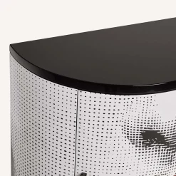 Fornasetti Cabinets<Bocca Small Curved Cabinet