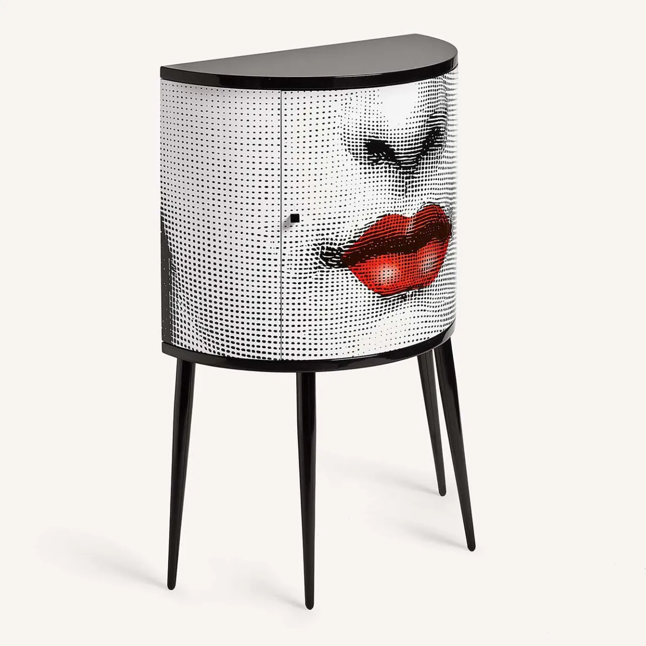 Fornasetti Cabinets<Bocca Small Curved Cabinet