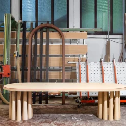 studiointervallo Dining Tables<Bogdan Limewood Dining Table