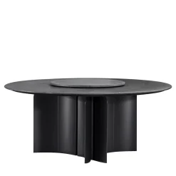 Meroni & Colzani Outdoor Dining Tables<Bolgheri Round Stone Outdoor Dining Table
