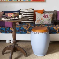 Oscar Maschera Stools<Bombo Azure Stool by Nestor Perkal