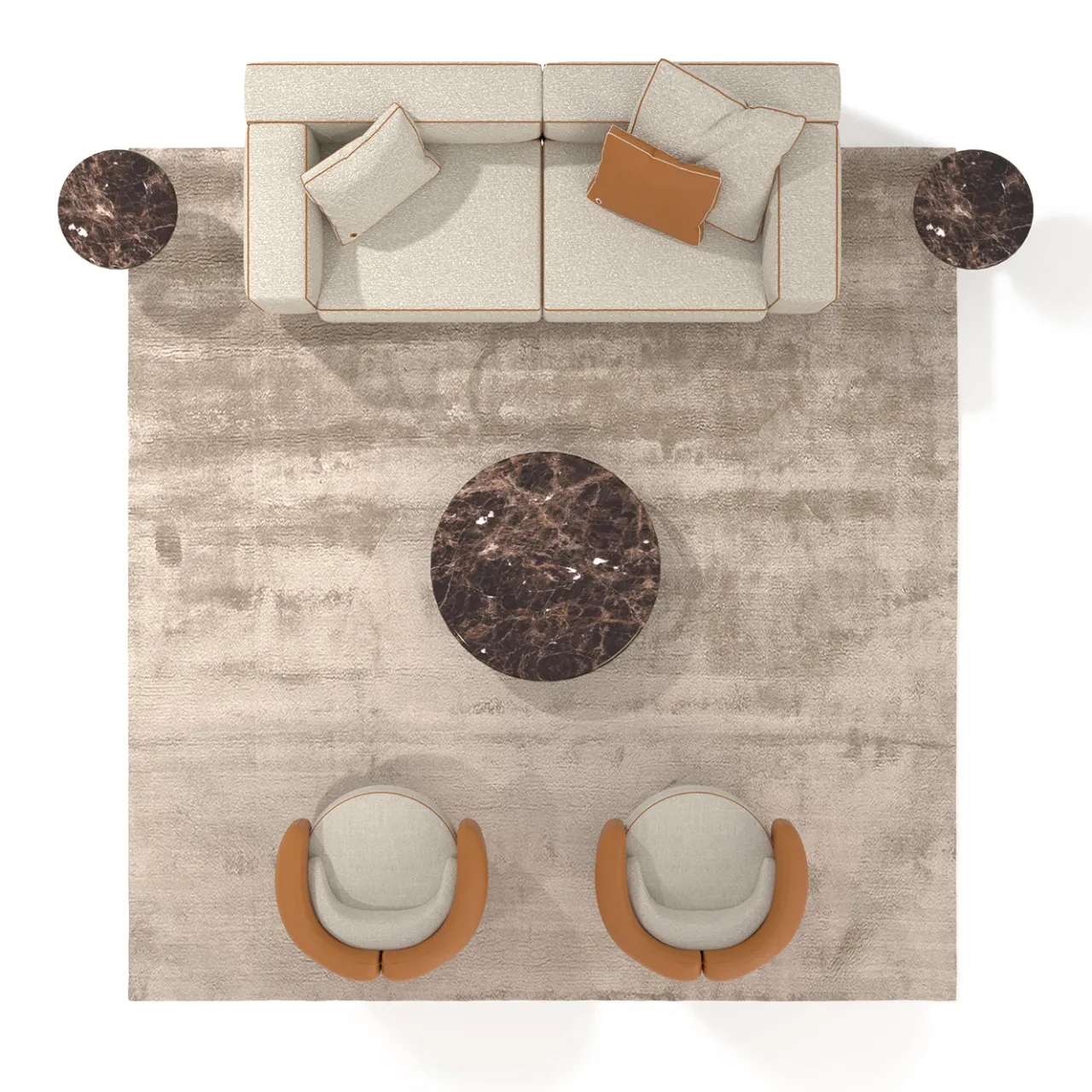 Living Couture Sofas<Bon Ton Three-Seater Sofa