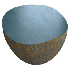 Cupioli Coffee Tables<BonBon Irregular Golden & Azure Coffee Table