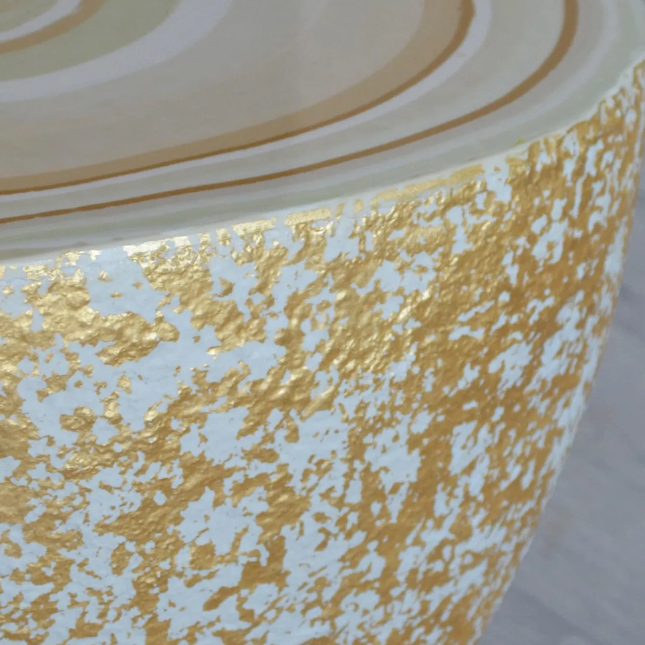 Cupioli Coffee Tables<BonBon Irregular Golden & Beige Coffee Table #2