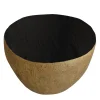 Cupioli Coffee Tables<BonBon Irregular Golden & Black Coffee Table