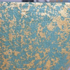 Cupioli Coffee Tables<BonBon Irregular Golden and Powder Blue Coffee Table
