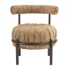 Borzalino Lounge Chairs<Bonbon Round Beige Lounge Chair