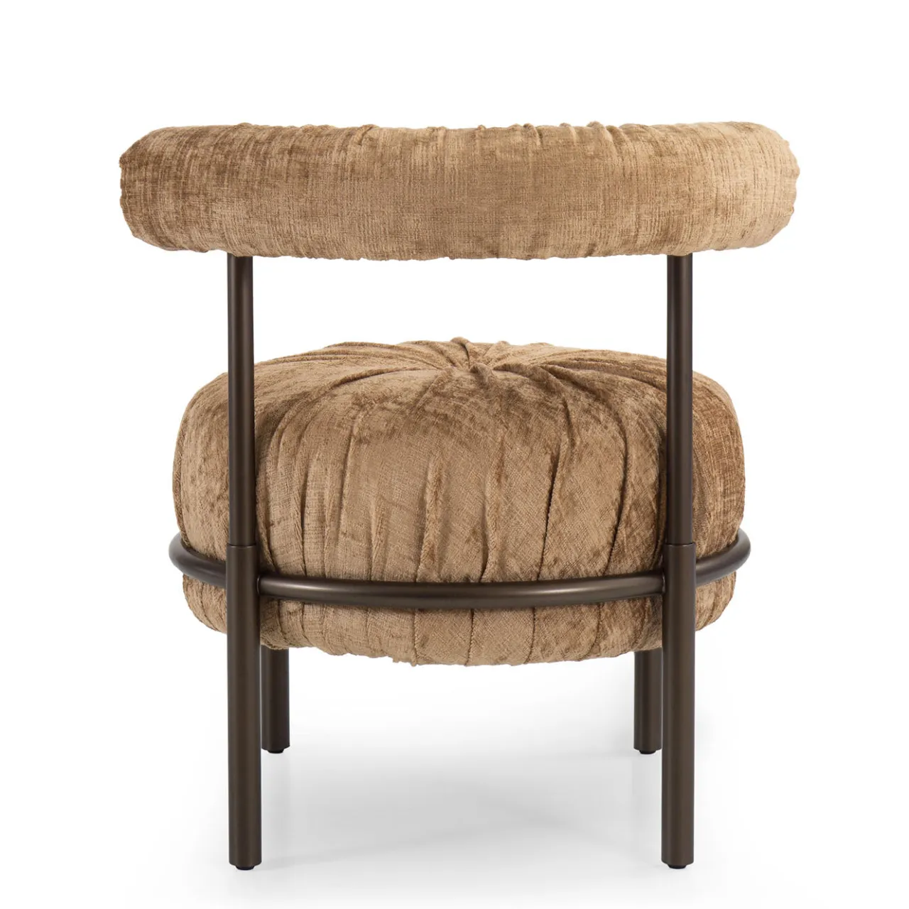 Borzalino Lounge Chairs<Bonbon Round Beige Lounge Chair