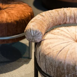 Borzalino Lounge Chairs<Bonbon Round Beige Lounge Chair