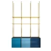Filippo Carandini Bookcases<Bookcase 01 Blue