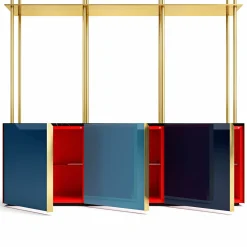 Filippo Carandini Bookcases<Bookcase 01 Blue