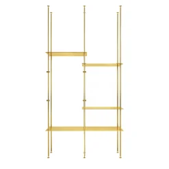 Filippo Carandini Bookcases<Bookcase 02 Brass