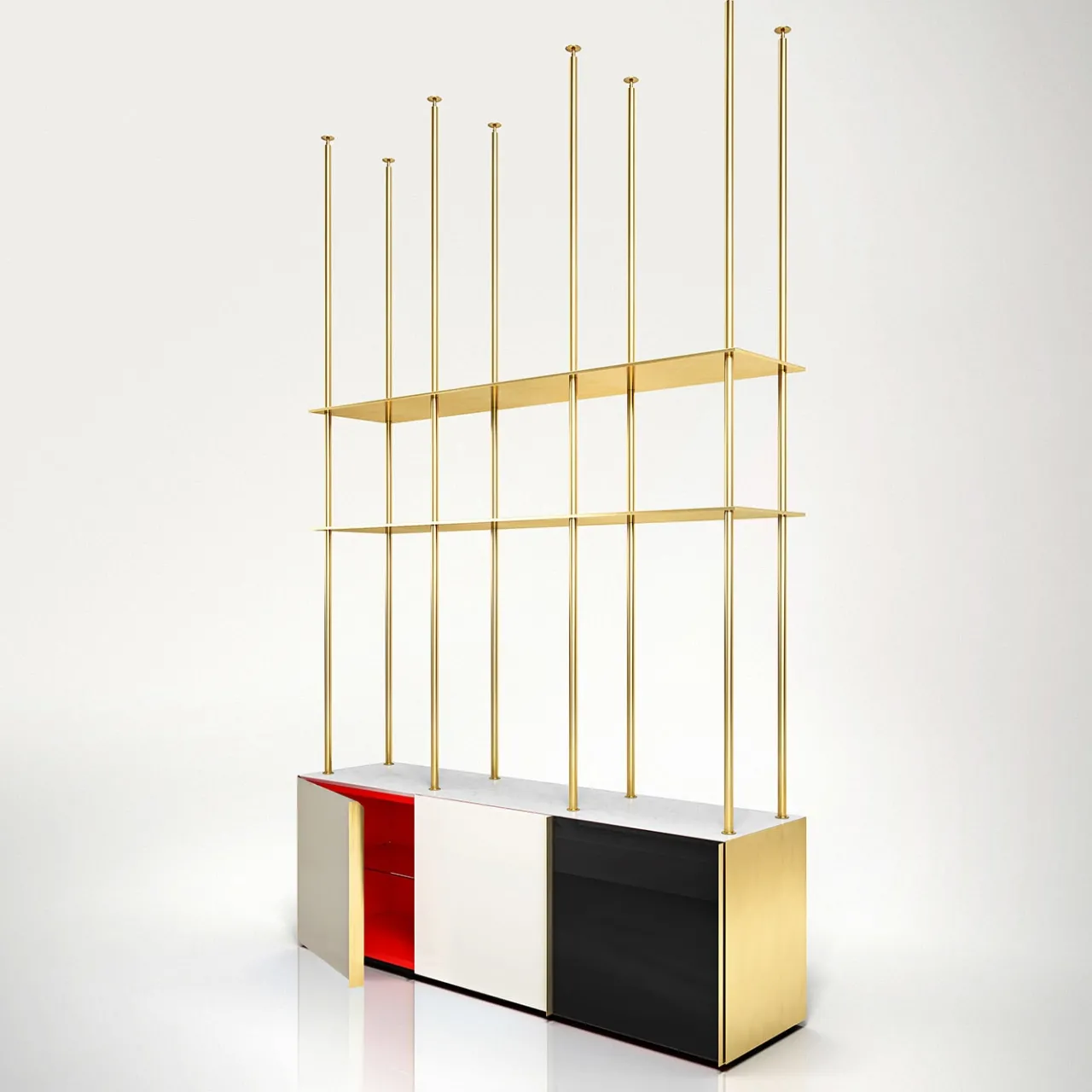 Filippo Carandini Bookcases<Bookcase 01 Neutral