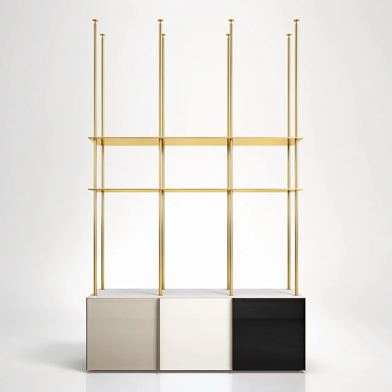Filippo Carandini Bookcases<Bookcase 01 Neutral
