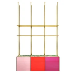 Filippo Carandini Bookcases<Bookcase 01 Red