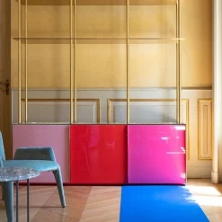 Filippo Carandini Bookcases<Bookcase 01 Red