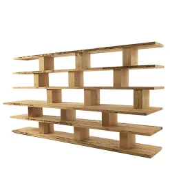 Riva 1920 Bookcases<Bookshelf 6-Shelf Briccola Bookcase by David Chipperfield