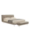 Franco Ferri Beds<Borg 905 Beige Leather Bed & Bench