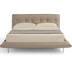 Franco Ferri Beds<Borg 905 Beige Leather Bed & Bench