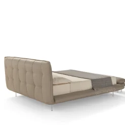 Franco Ferri Beds<Borg 905 Beige Leather Bed & Bench