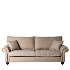 Mantellassi 1926 Sofas<Borghese Two-Seater Beige Sofa