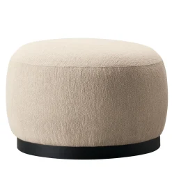 Somaschini Ottomans & Poufs<Boris Beige Pouf by Dainelli Studio