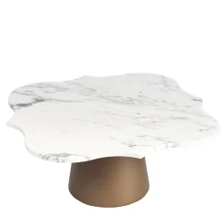 Kimano Coffee Tables<Borromeo 90 White Coffee Table by Salvatore Spataro