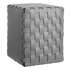 ADJ Style Ottomans & Poufs<Bottega Gray Padded Pouf by Ekaterina Borovkova